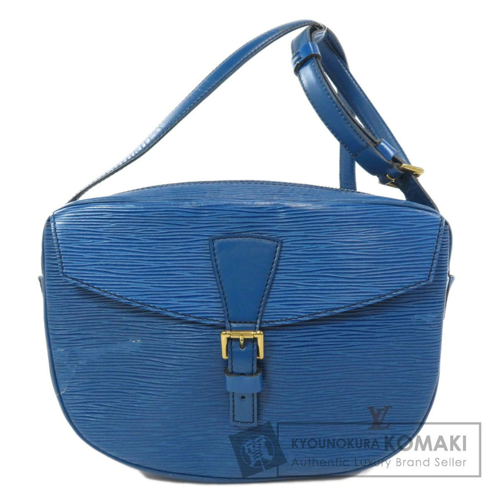 Louis Vuitton Jeune Fille Epi Toledo Blue Shoulder Bag Leather